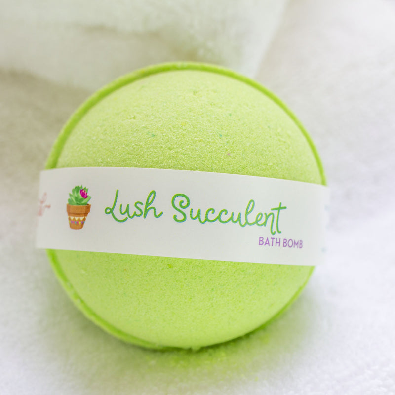 lush succulent bath bomb