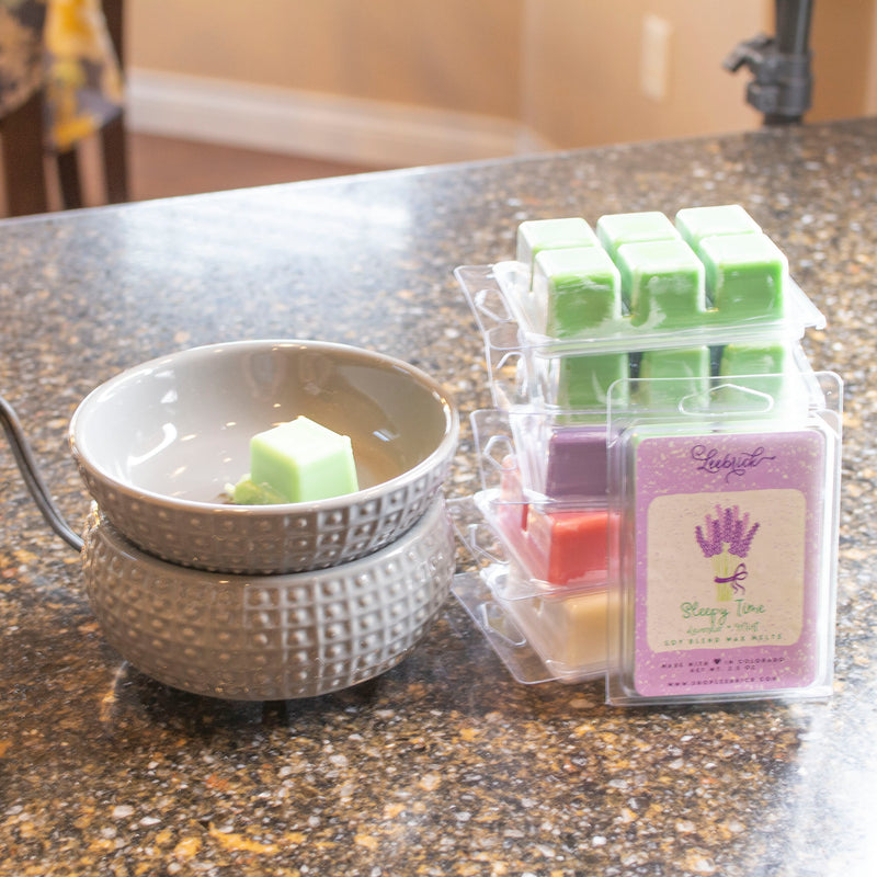 Slate Gray Wax Melter + 3 wax melts - Limited Edition