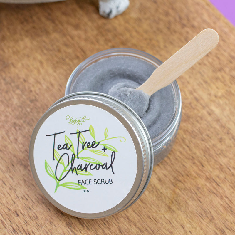 Face Polish - Activated Charcoal + Tea Tree Essential Oil
