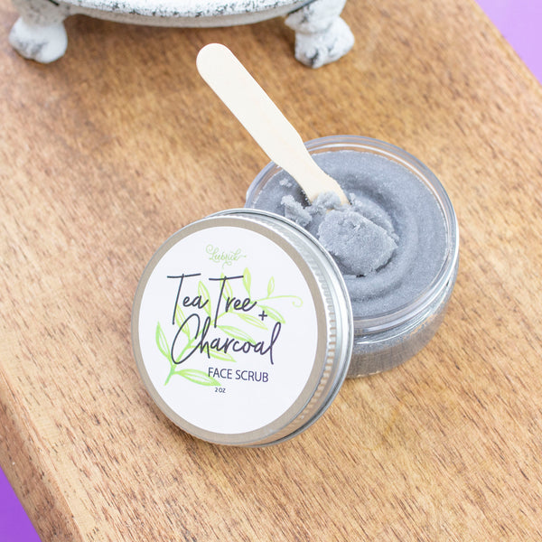 Face Polish - Activated Charcoal + Tea Tree Essential Oil