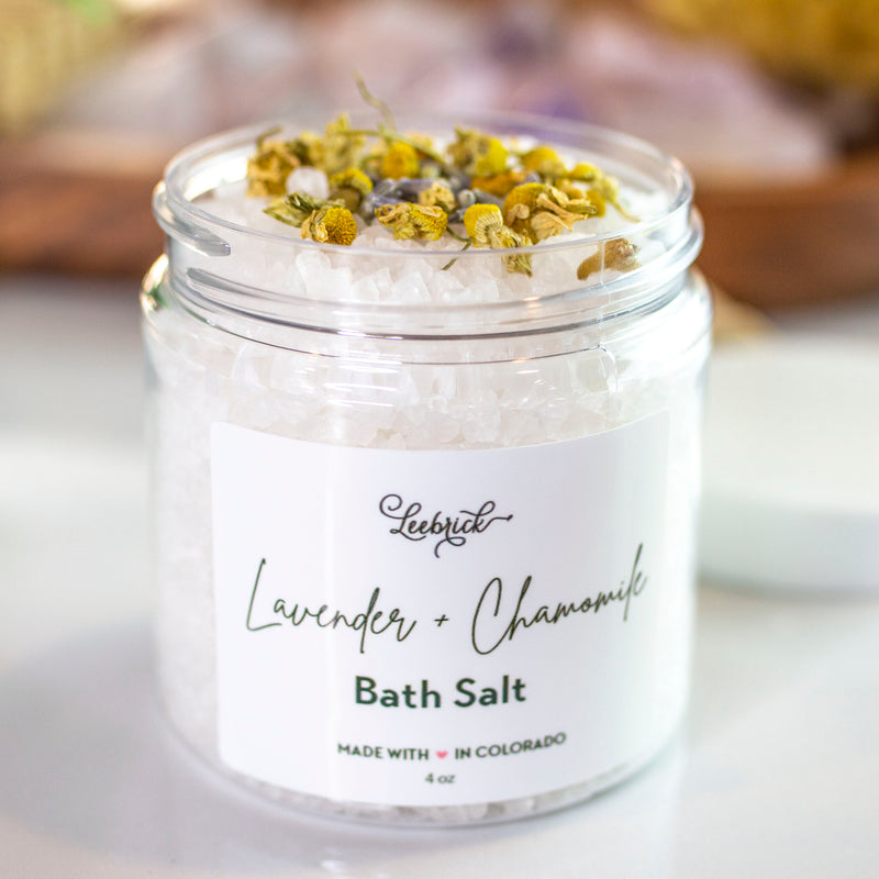 Lavender + Chamomile Botanical Mineral Bath Salt