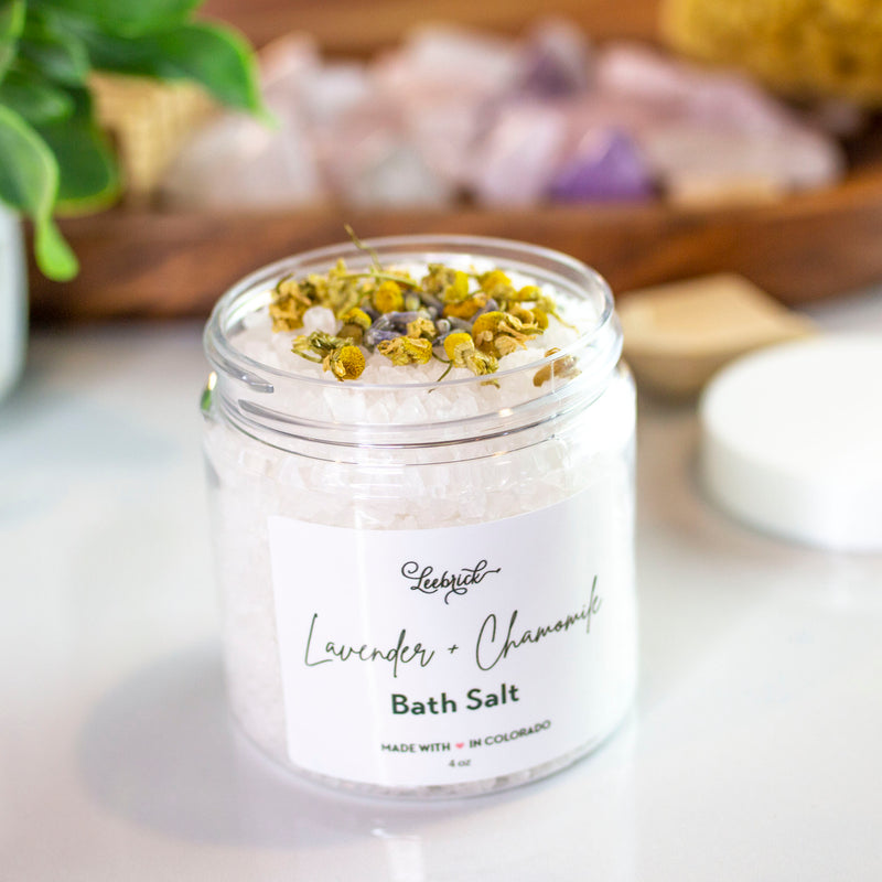 Lavender + Chamomile Botanical Mineral Bath Salt