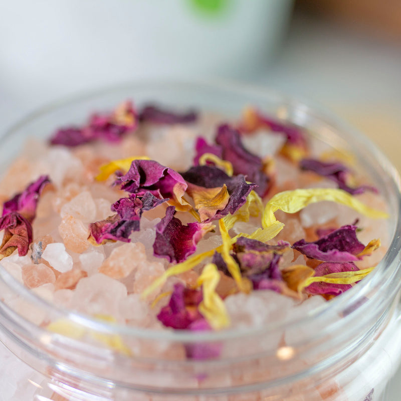 Rose + Lemon Botanical Mineral Bath Salt