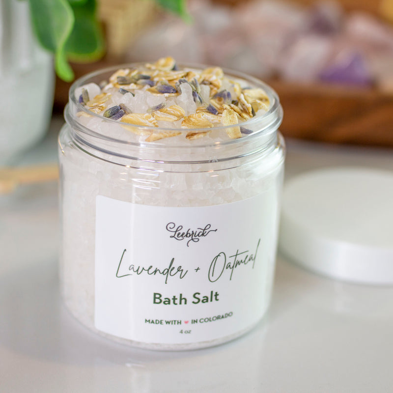 Lavender + Oatmeal Mineral Bath Salt