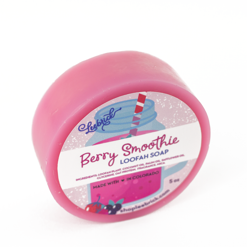 Berry Smoothie Loofah Exfoliating Soap