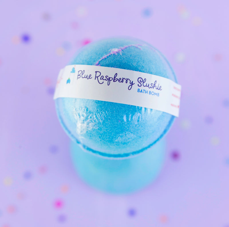 Blue Raspberry Blue Bath Bomb