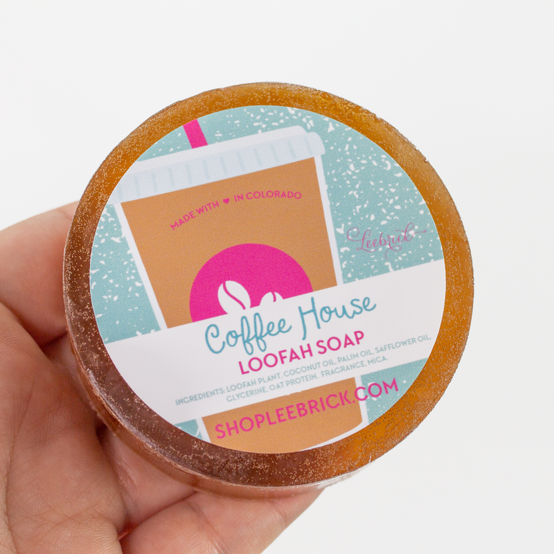 Coffee House Loofah Exfoliating Foot Soap