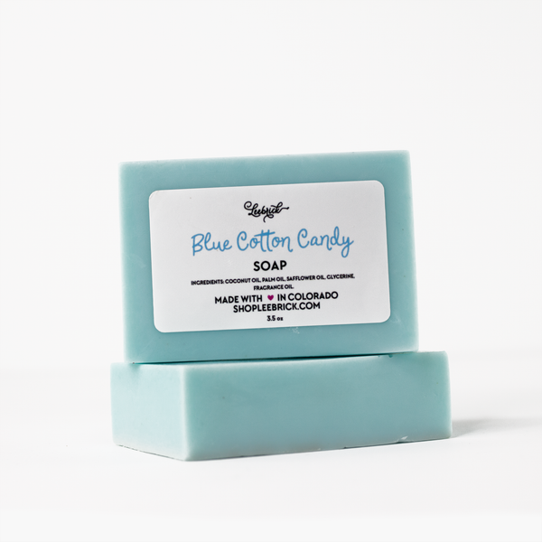 Blue Cotton Candy Bar Soap