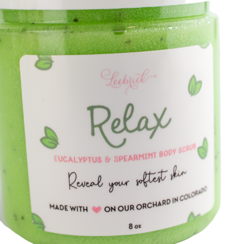 Relax (Eucalyptus & Spearmint) exfoliating body scrub