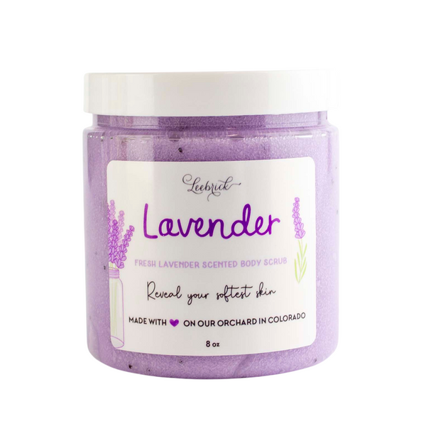 Lavender exfoliating body scrub
