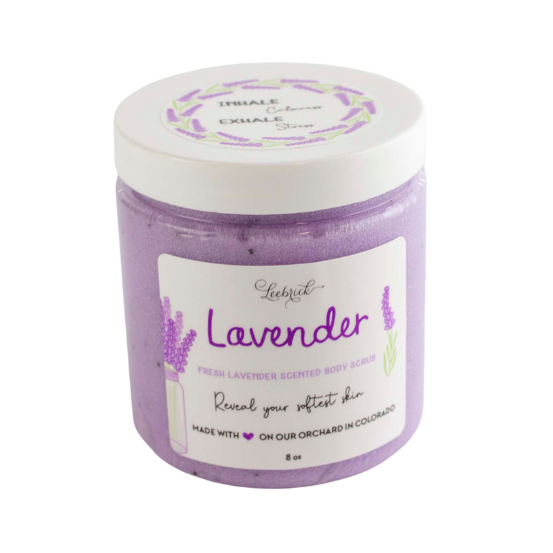 Lavender exfoliating body scrub