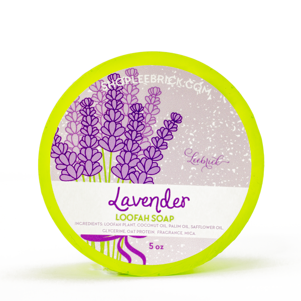 Lavender Loofah Exfoliating Bar Soap