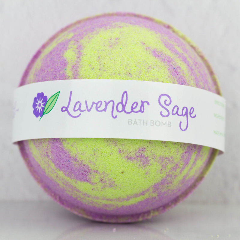 Lavender Sage Large 5 oz Bath Bomb