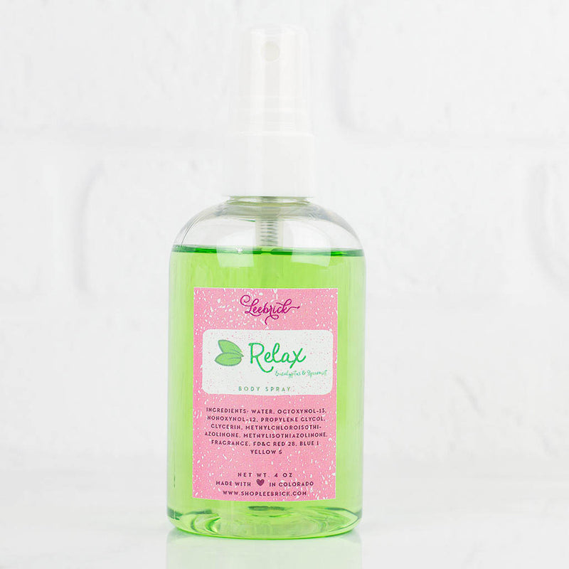 Relax moisturizing body spray