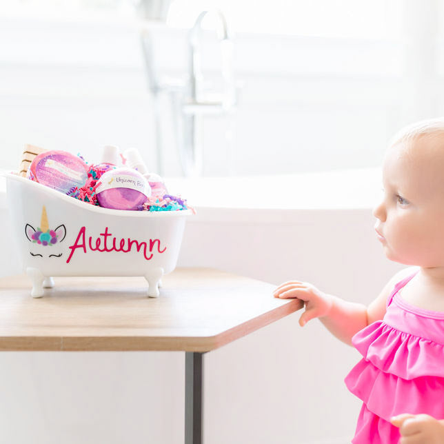 Personalized Unicorn Berries Bathtub Gift Set